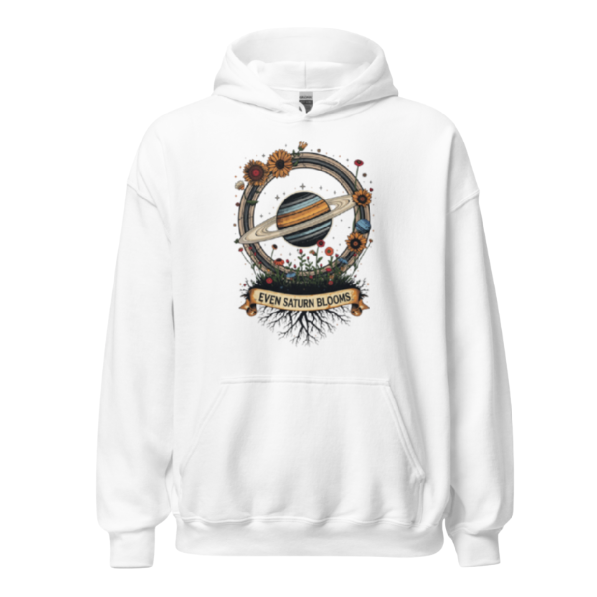 Even Saturn Blooms Blend Hoodie