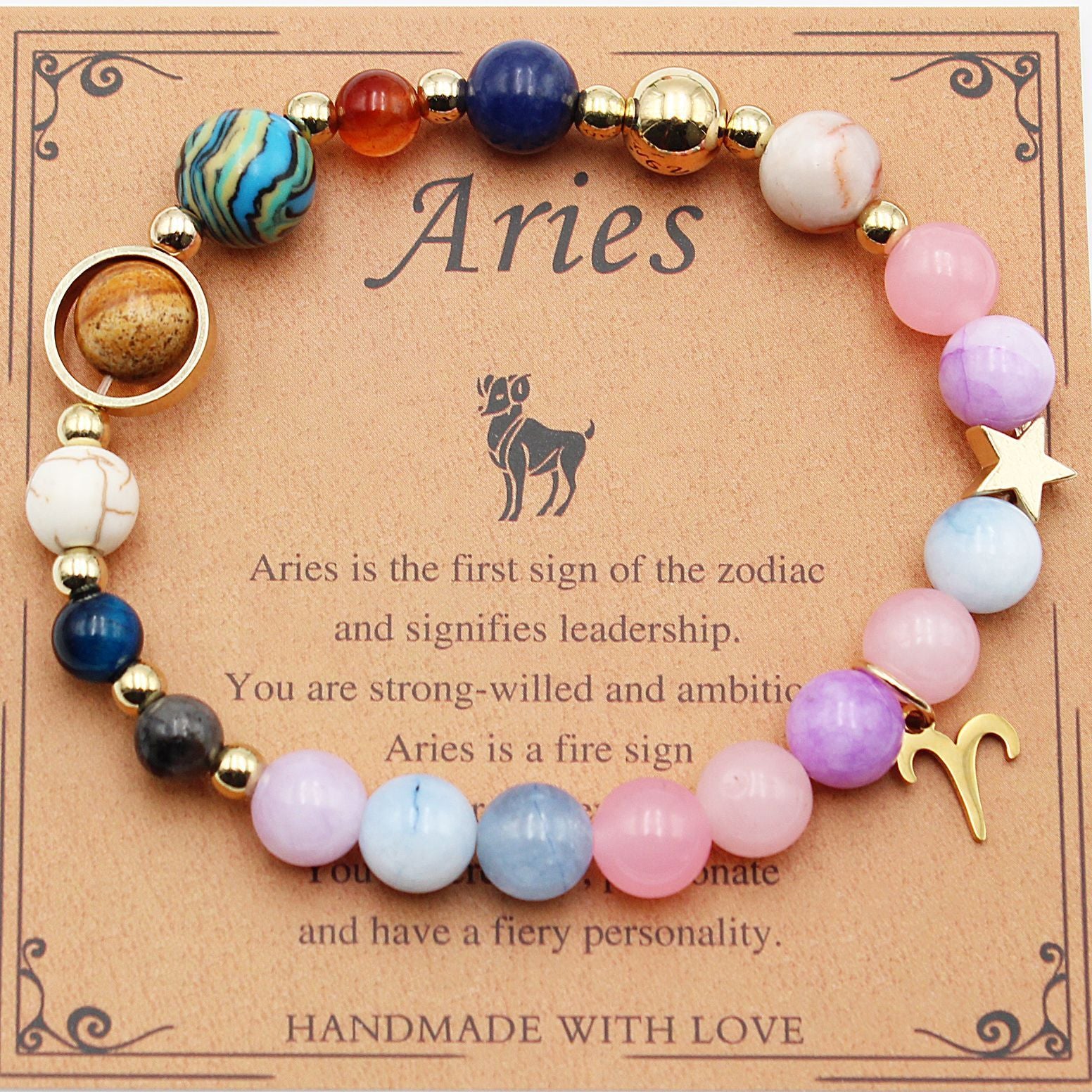 Morgan Stone Beaded Constellation Planet Bracelet