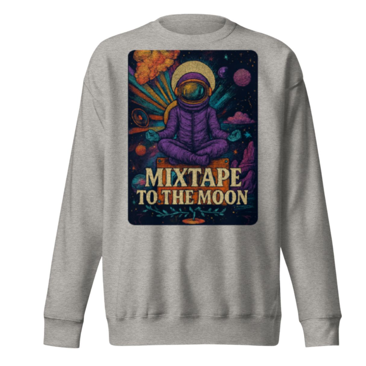 Mixtape to the Moon Premium Sweatshirt