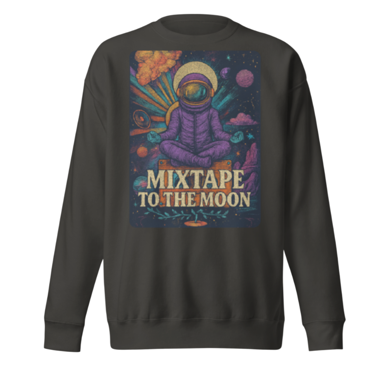 Mixtape to the Moon Premium Sweatshirt