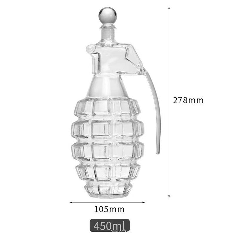 Simple Grenade Shape Special-shaped Craft Glass