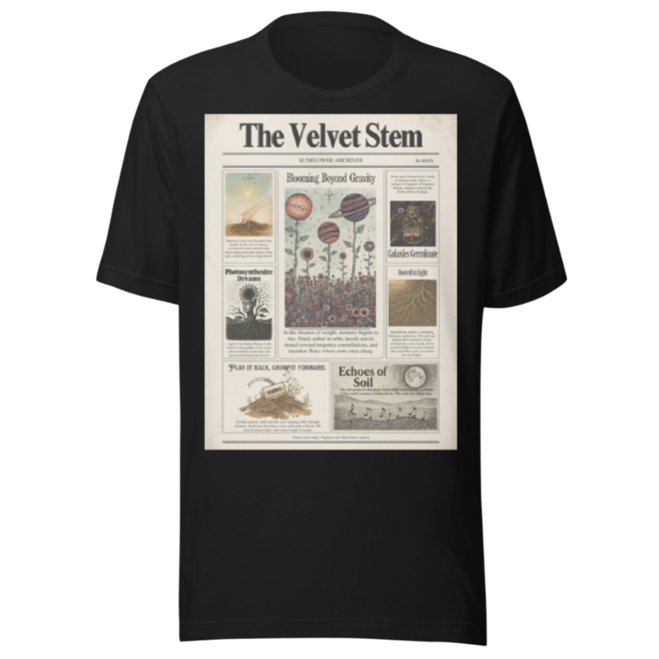 The Velvet Stem Essential Tee