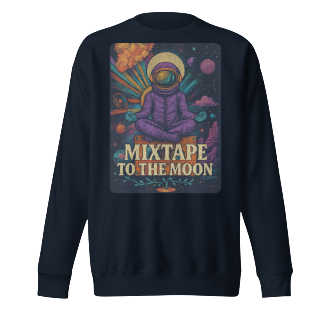 Mixtape to the Moon Premium Sweatshirt