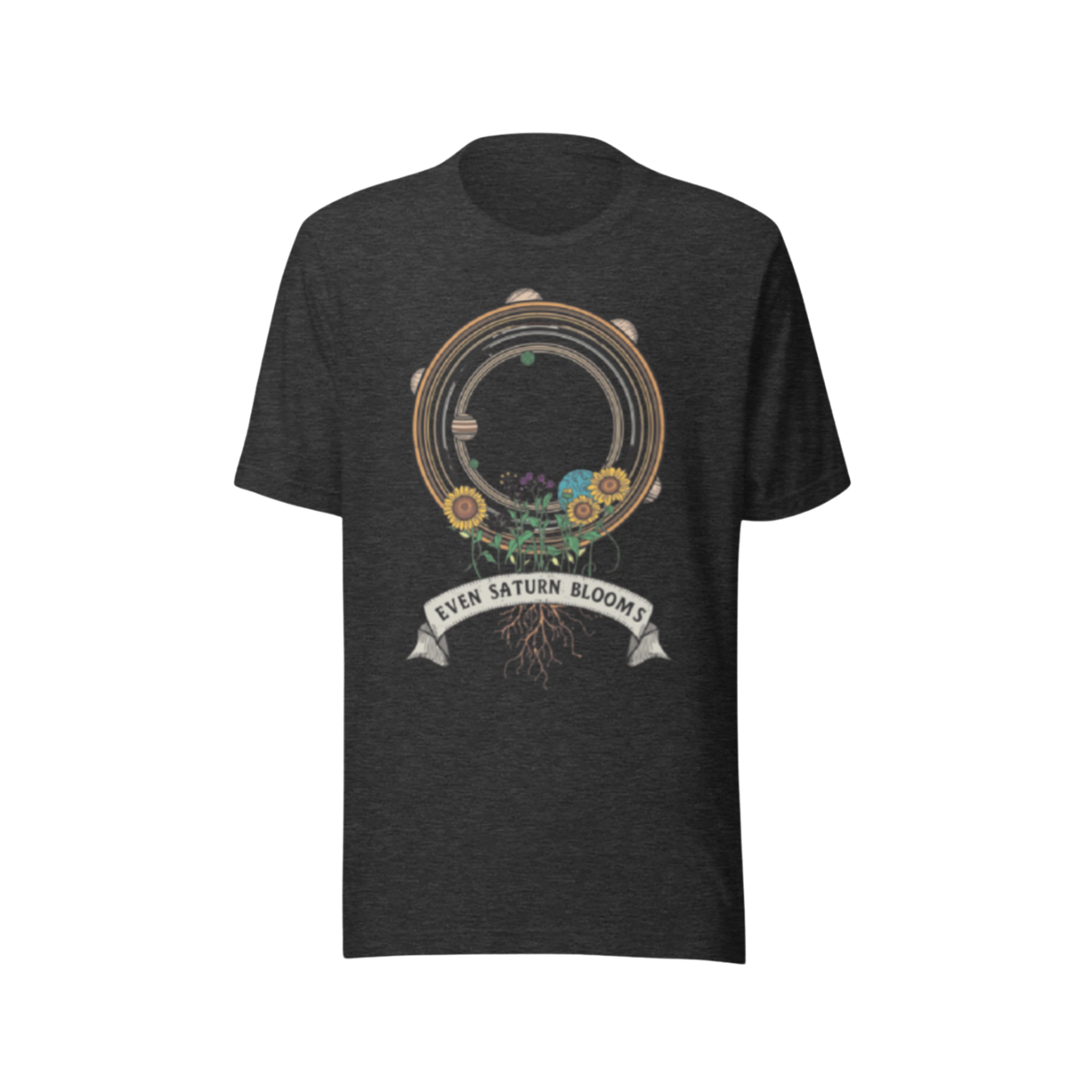 Even Saturn Blooms Essential Tee