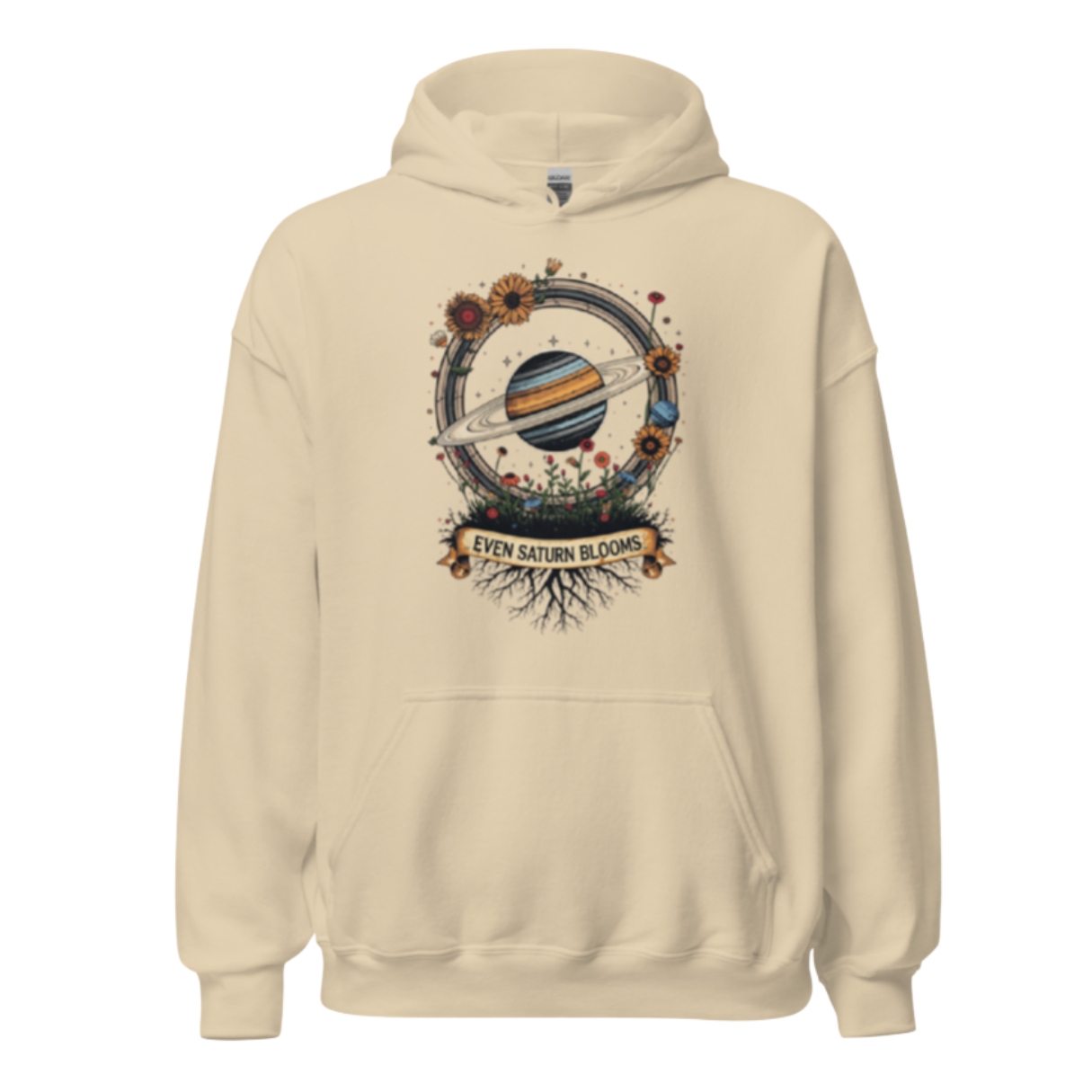 Even Saturn Blooms Blend Hoodie