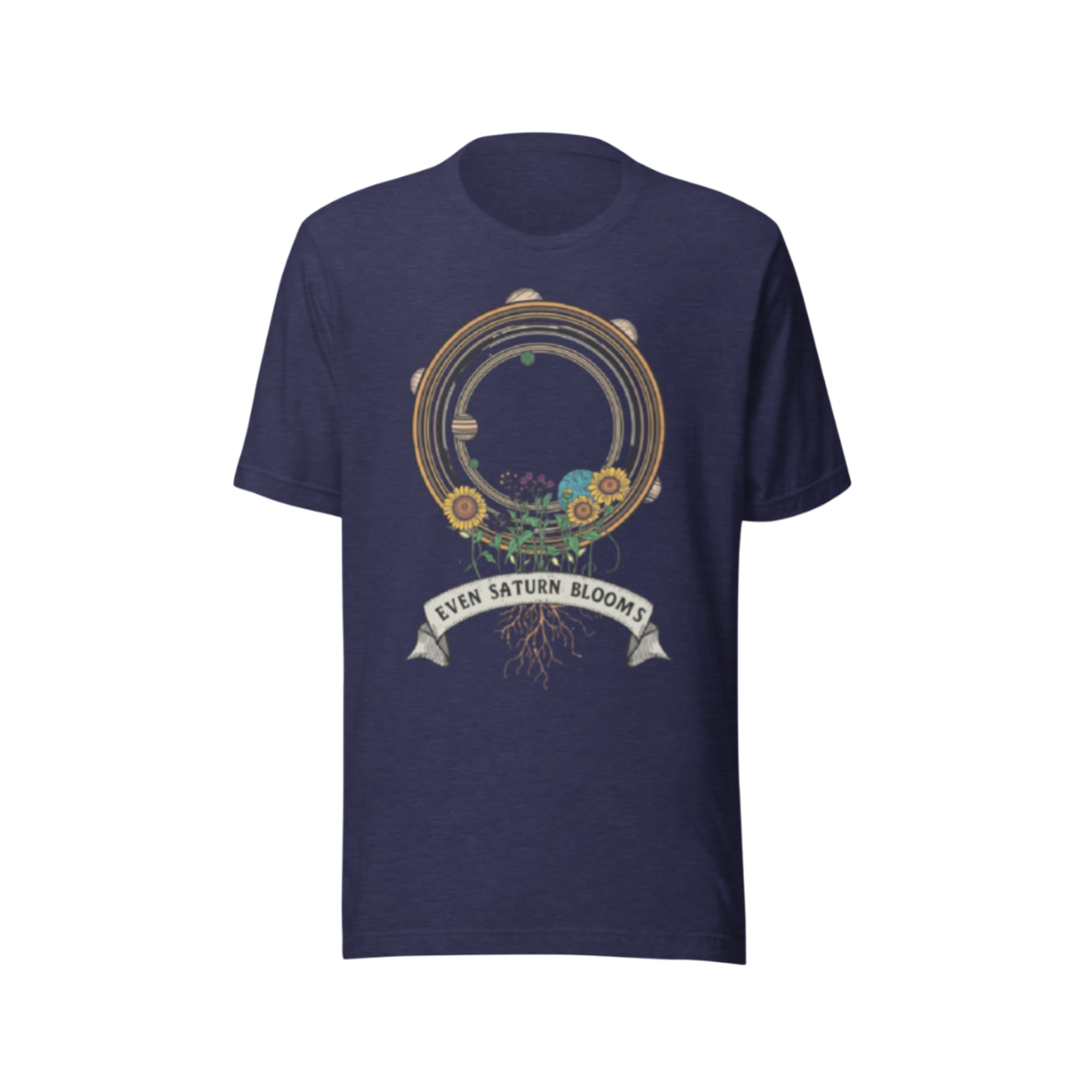 Even Saturn Blooms Essential Tee
