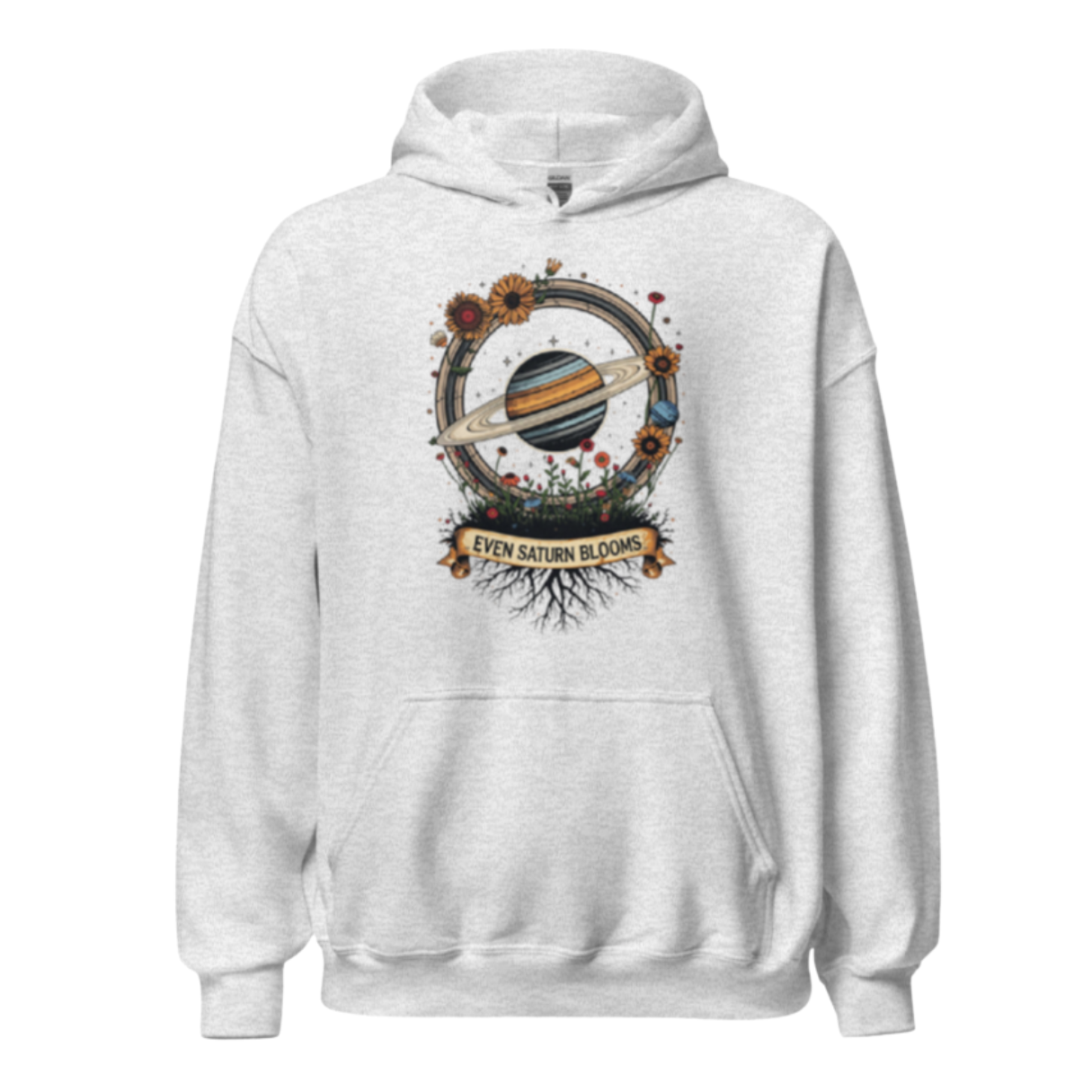 Even Saturn Blooms Blend Hoodie