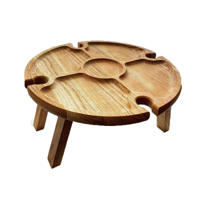 Portable Wooden Camping Table