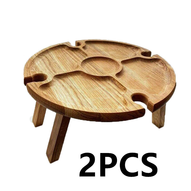 Portable Wooden Camping Table
