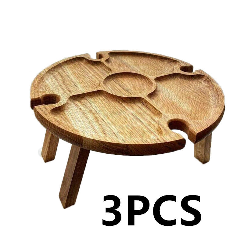 Portable Wooden Camping Table