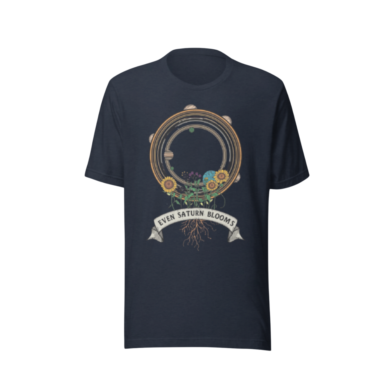 Even Saturn Blooms Essential Tee