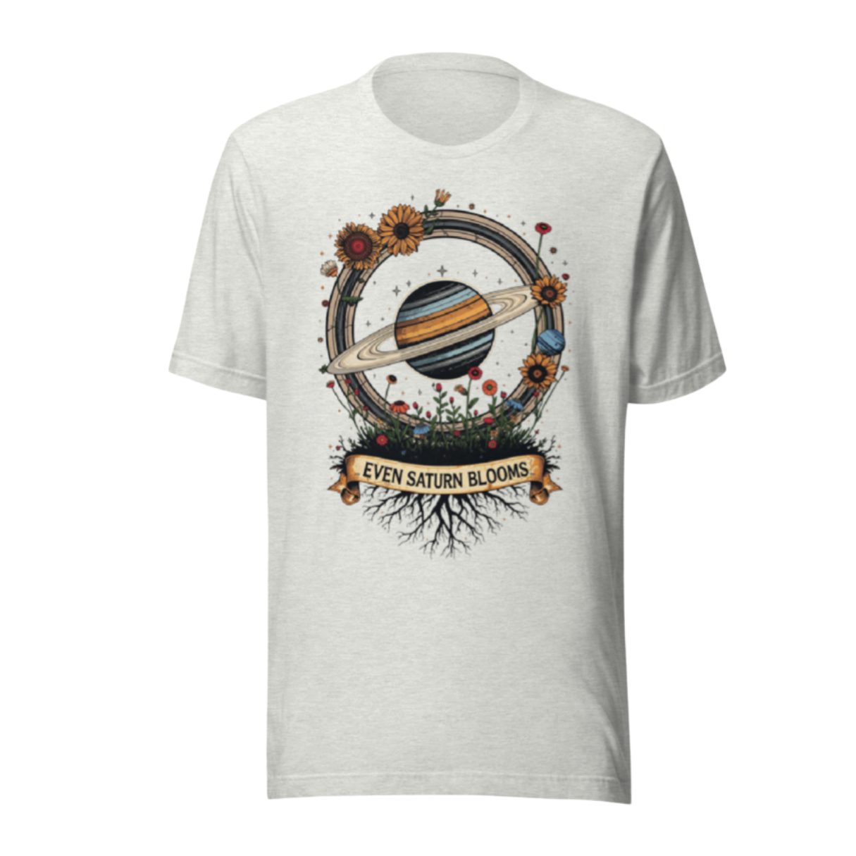 Even Saturn Blooms Essential Tee