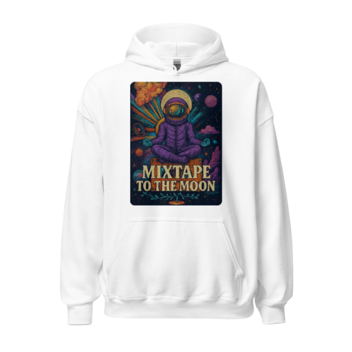 Mixtape to the Moon Soft Blend Hoodie