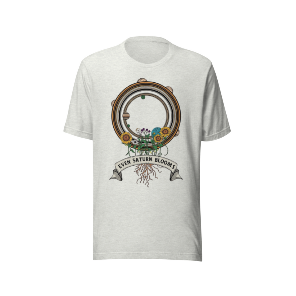 Even Saturn Blooms Essential Tee