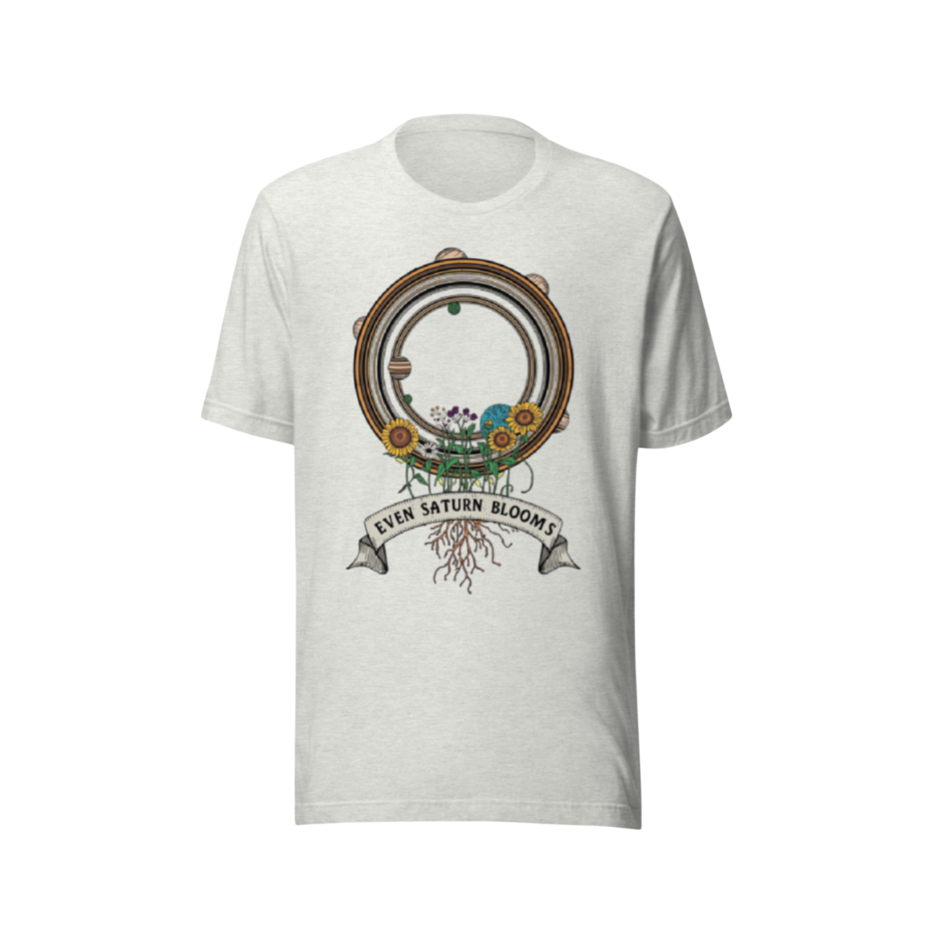 Even Saturn Blooms Essential Tee