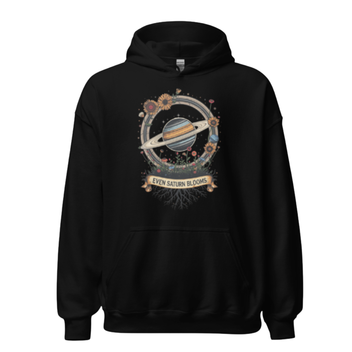 Even Saturn Blooms Blend Hoodie