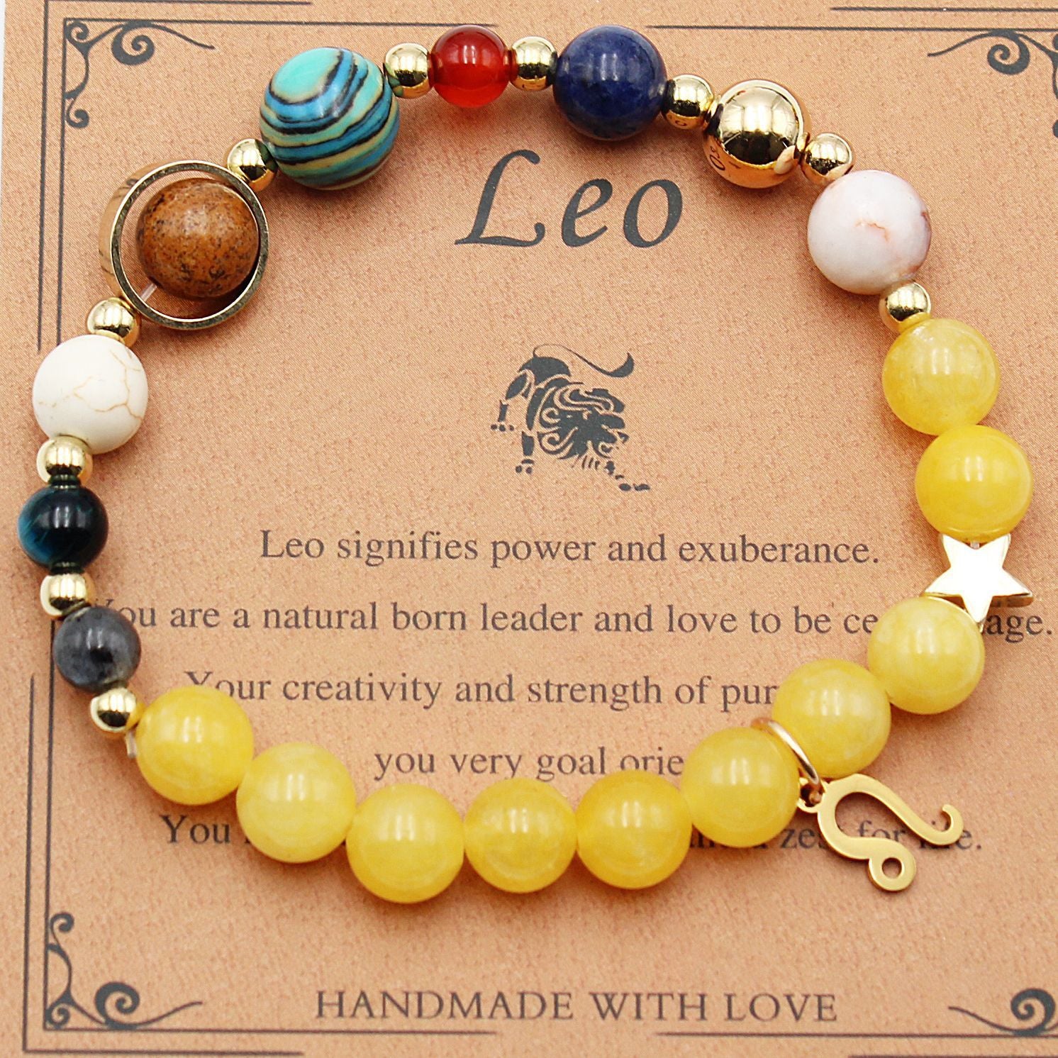 Morgan Stone Beaded Constellation Planet Bracelet