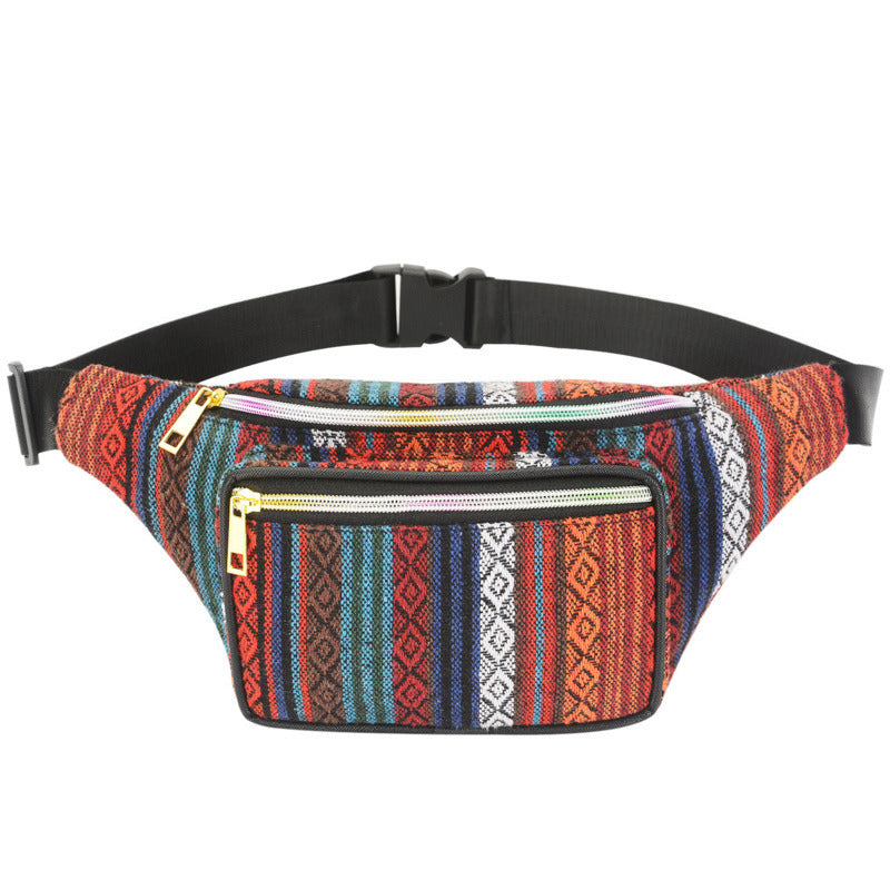 Embroidered Hippie Bohemian Crossbody Fanny Pack Festival Bag