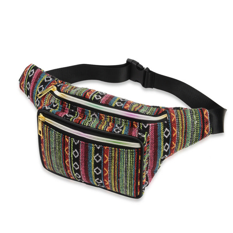 Embroidered Hippie Bohemian Crossbody Fanny Pack Festival Bag