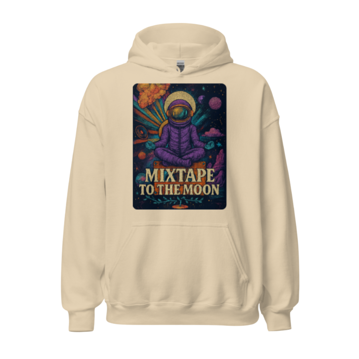 Mixtape to the Moon Soft Blend Hoodie