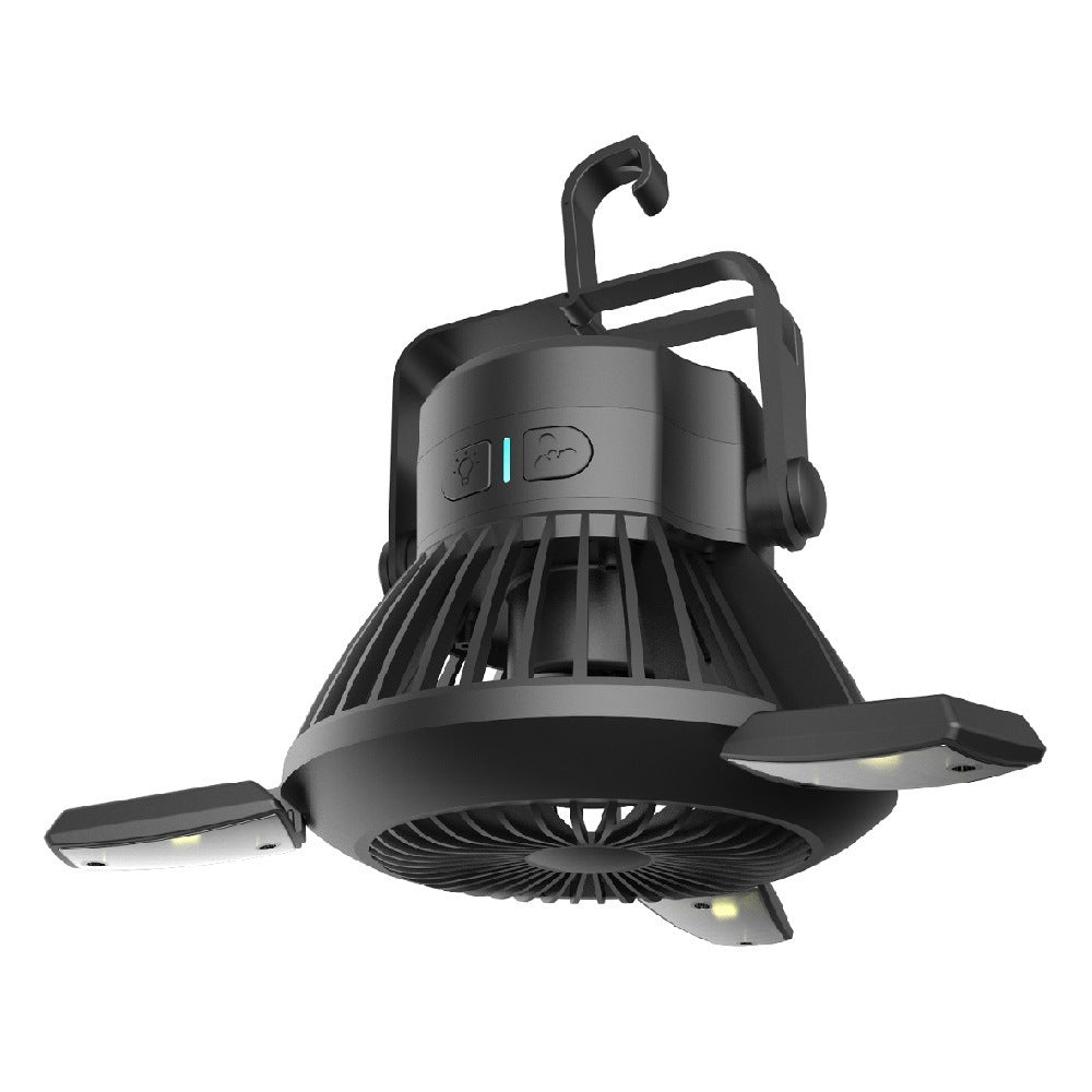 Solar Camping Light USB Fan