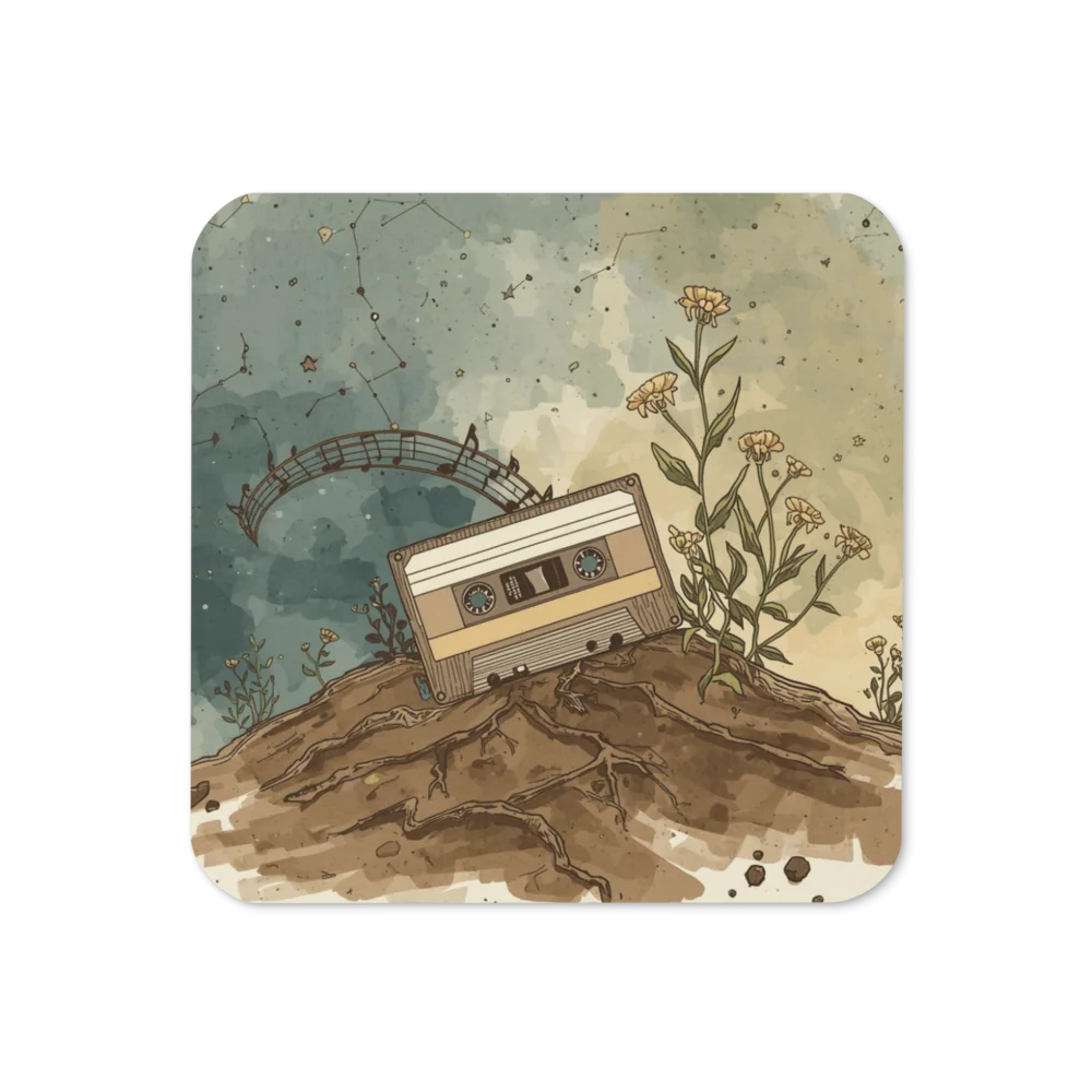Echoes of Soil- Cork-Back Coaster