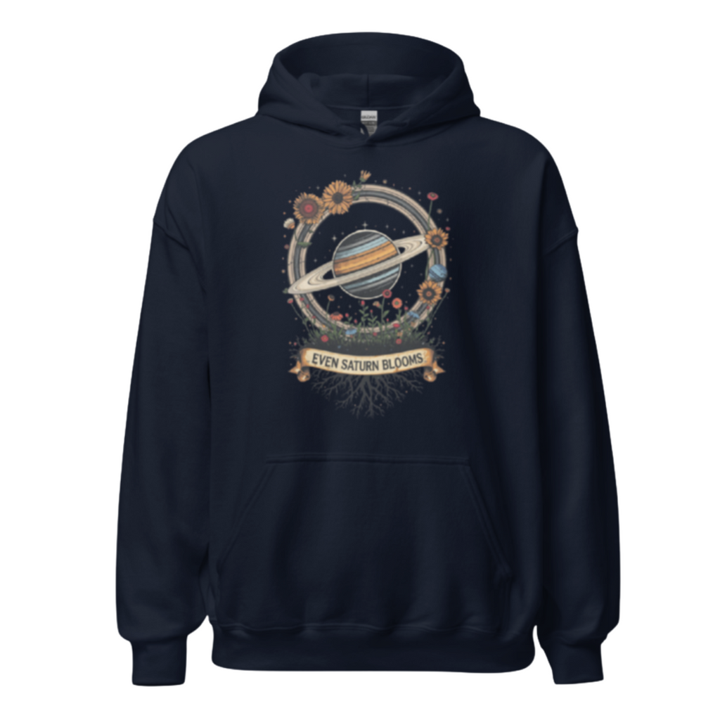 Even Saturn Blooms Blend Hoodie