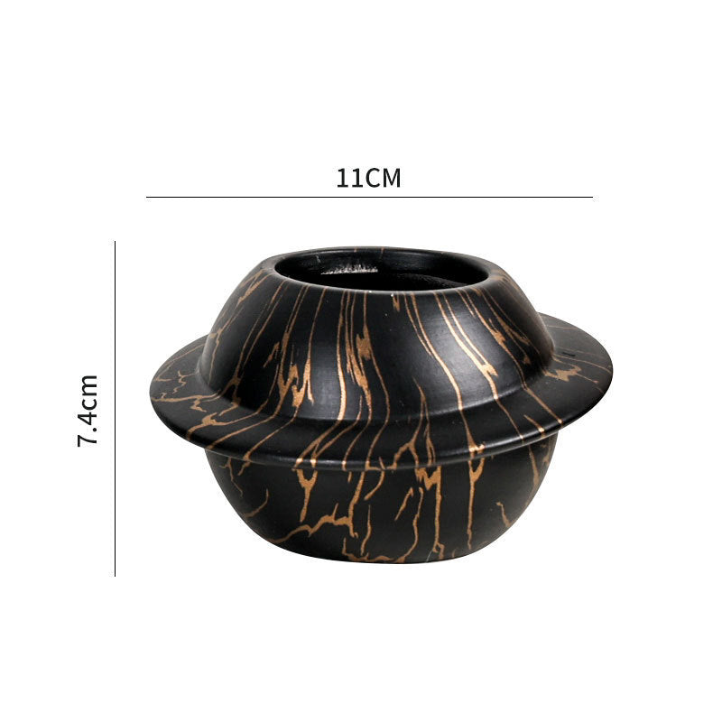 Ceramic Dreamglaze Planet Succulent Pot