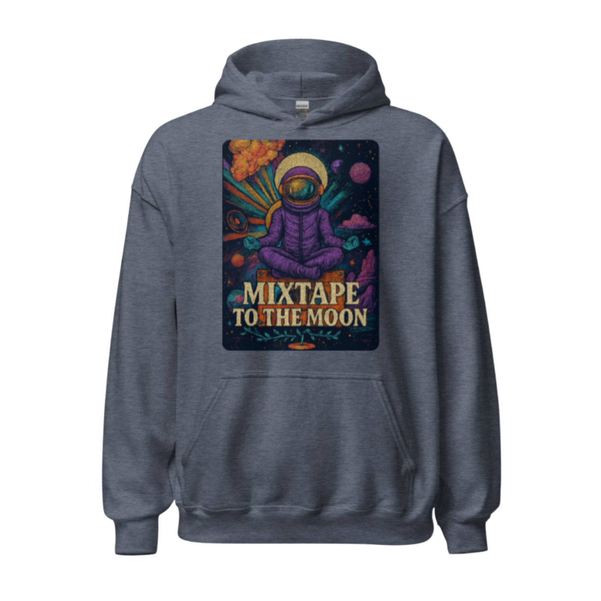 Mixtape to the Moon Soft Blend Hoodie