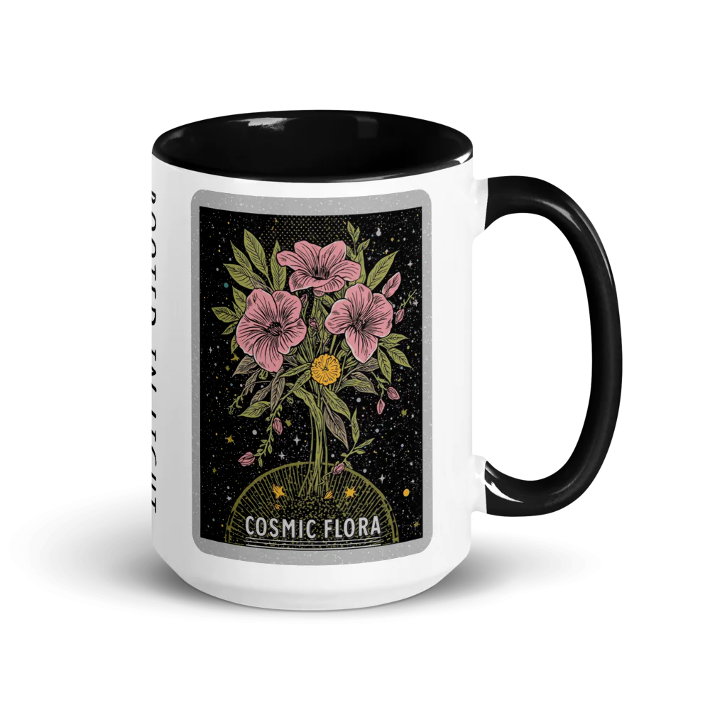 Cosmic Flora Color Splash Ceramic Mug