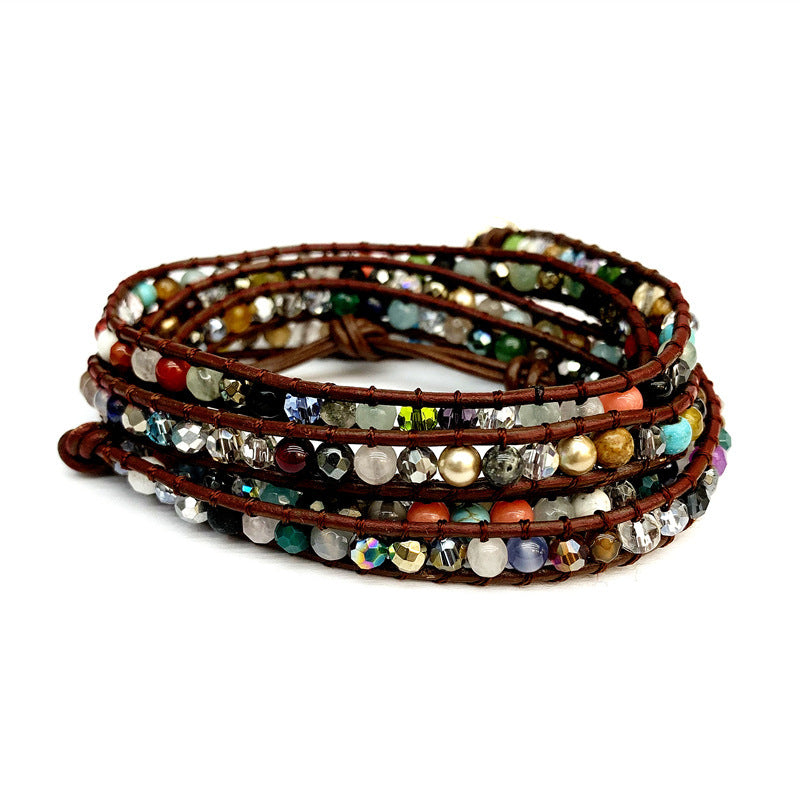 Elemental Bloom Natural Stone Bracelet