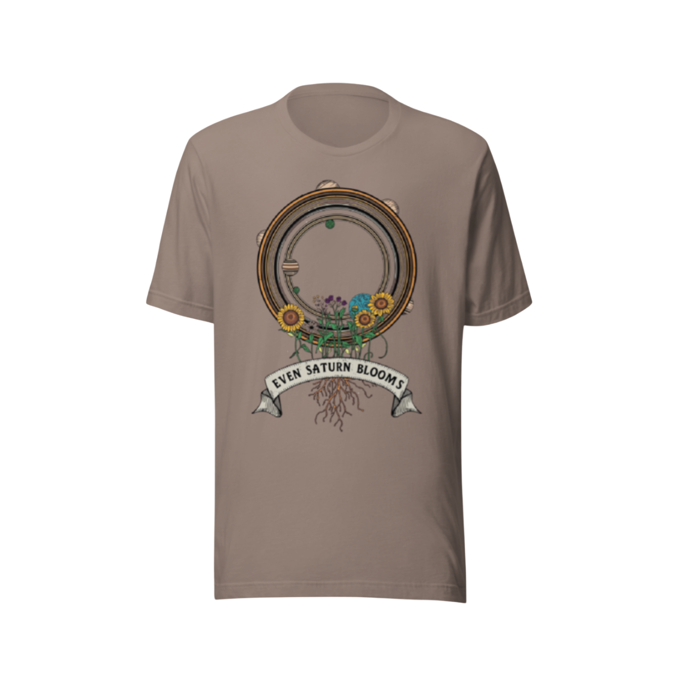 Even Saturn Blooms Essential Tee