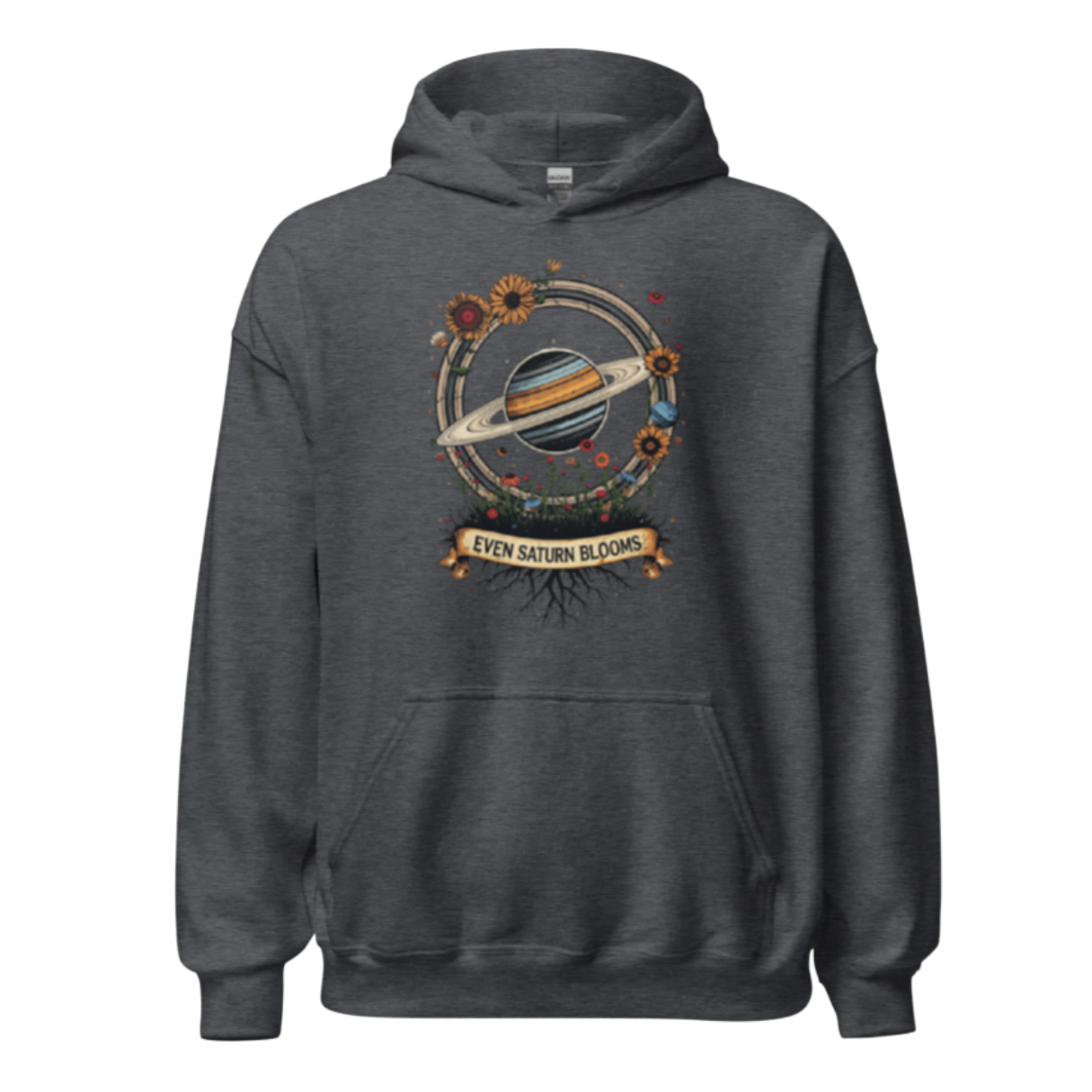 Even Saturn Blooms Blend Hoodie