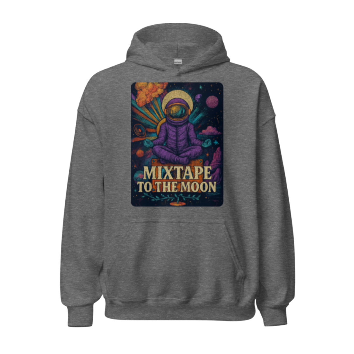 Mixtape to the Moon Soft Blend Hoodie