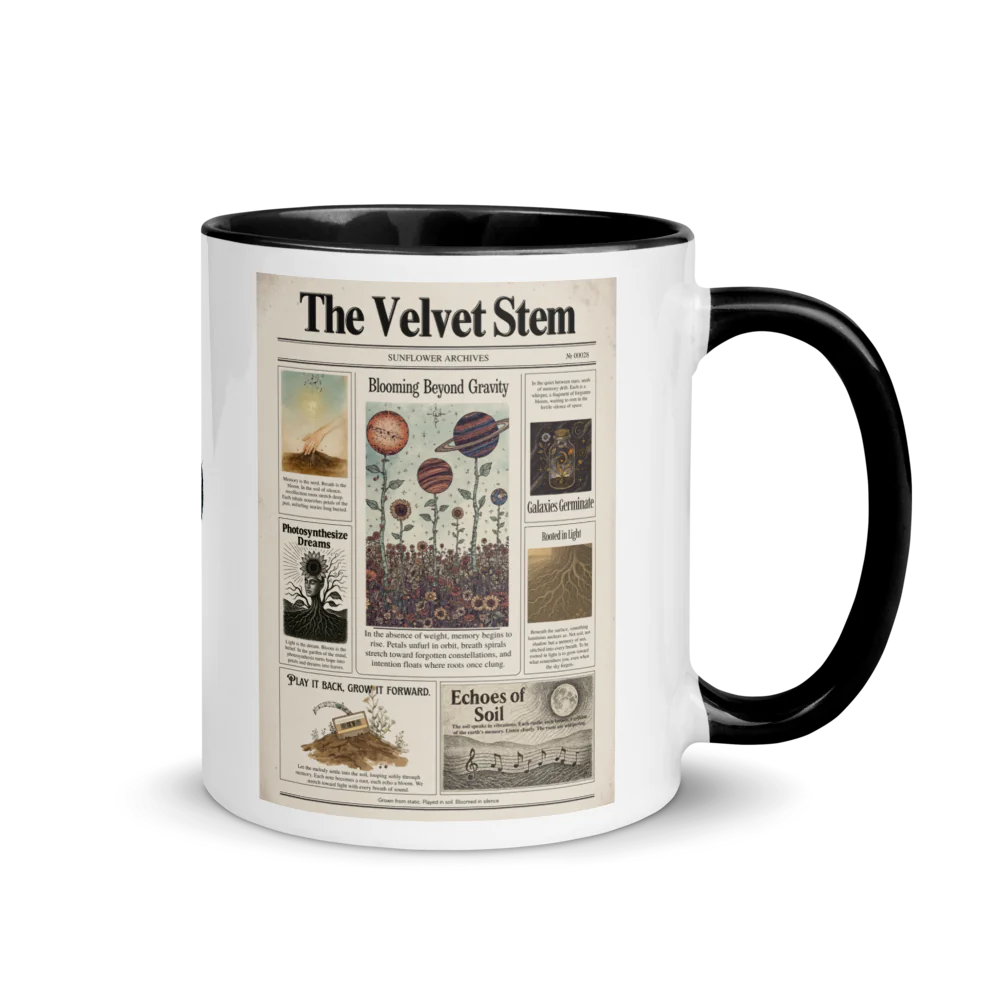 The Velvet Stem Color Splash Ceramic Mug