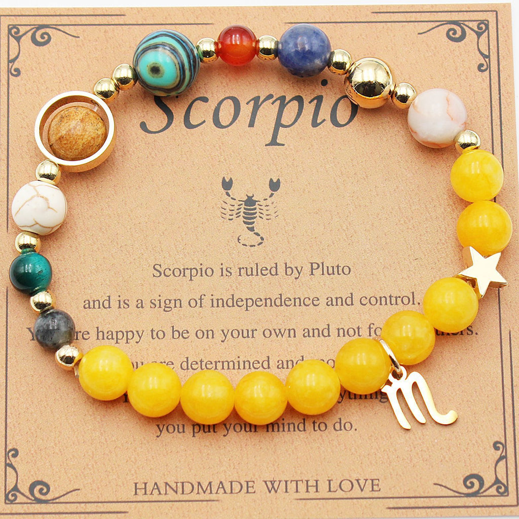 Morgan Stone Beaded Constellation Planet Bracelet