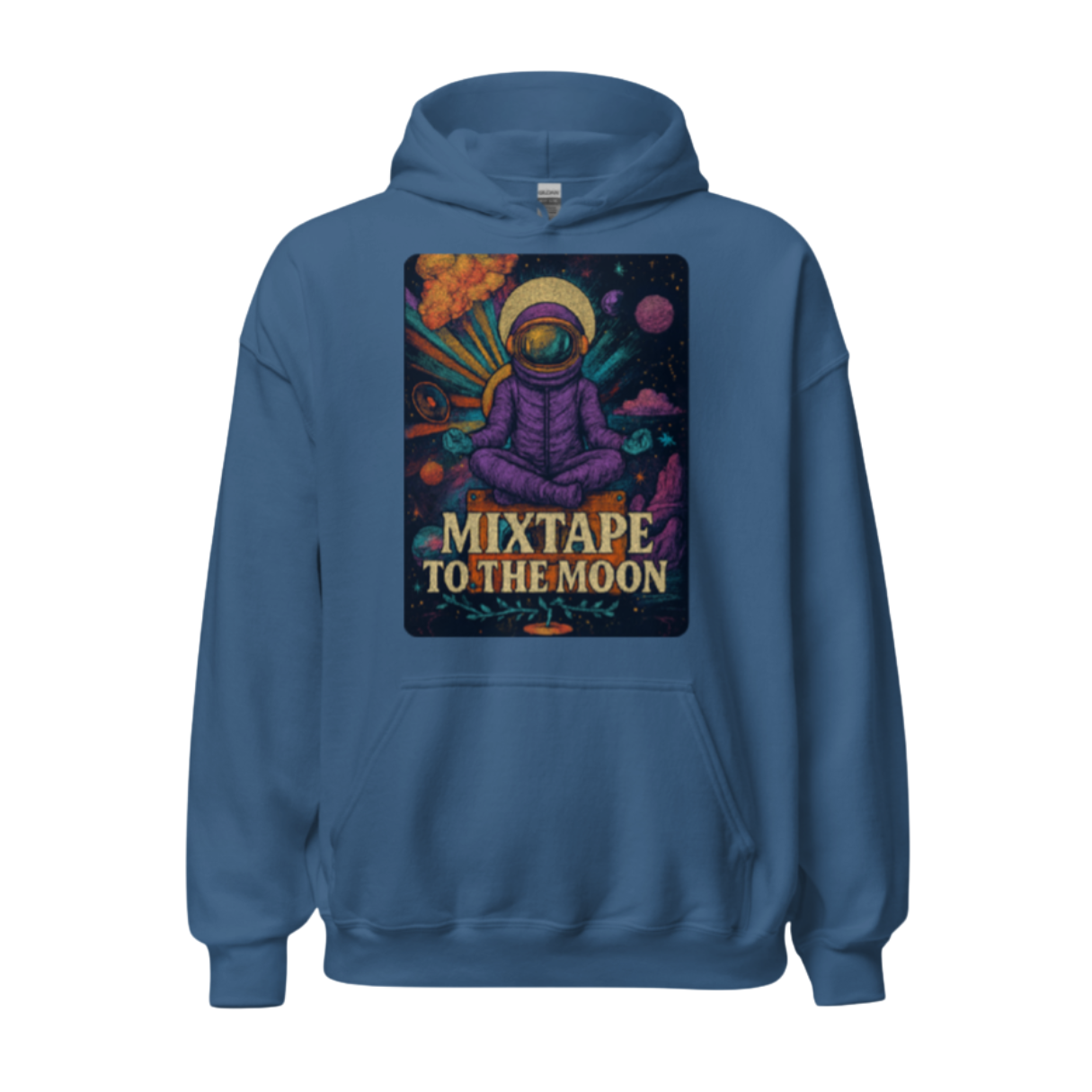 Mixtape to the Moon Soft Blend Hoodie