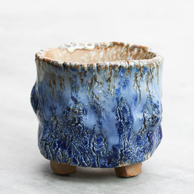 Lava Bloom Succulent Flower Pot