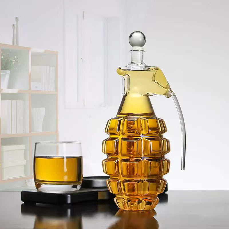 Simple Grenade Shape Special-shaped Craft Glass