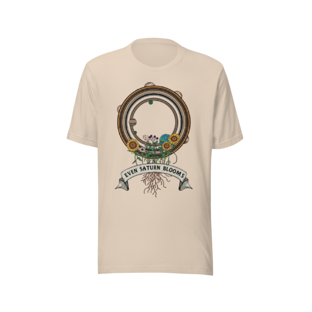 Even Saturn Blooms Essential Tee