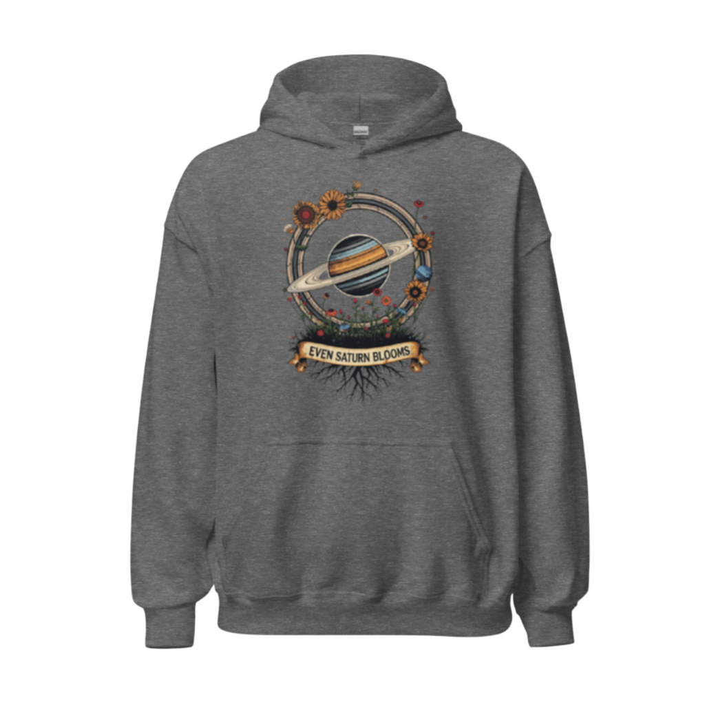 Even Saturn Blooms Blend Hoodie