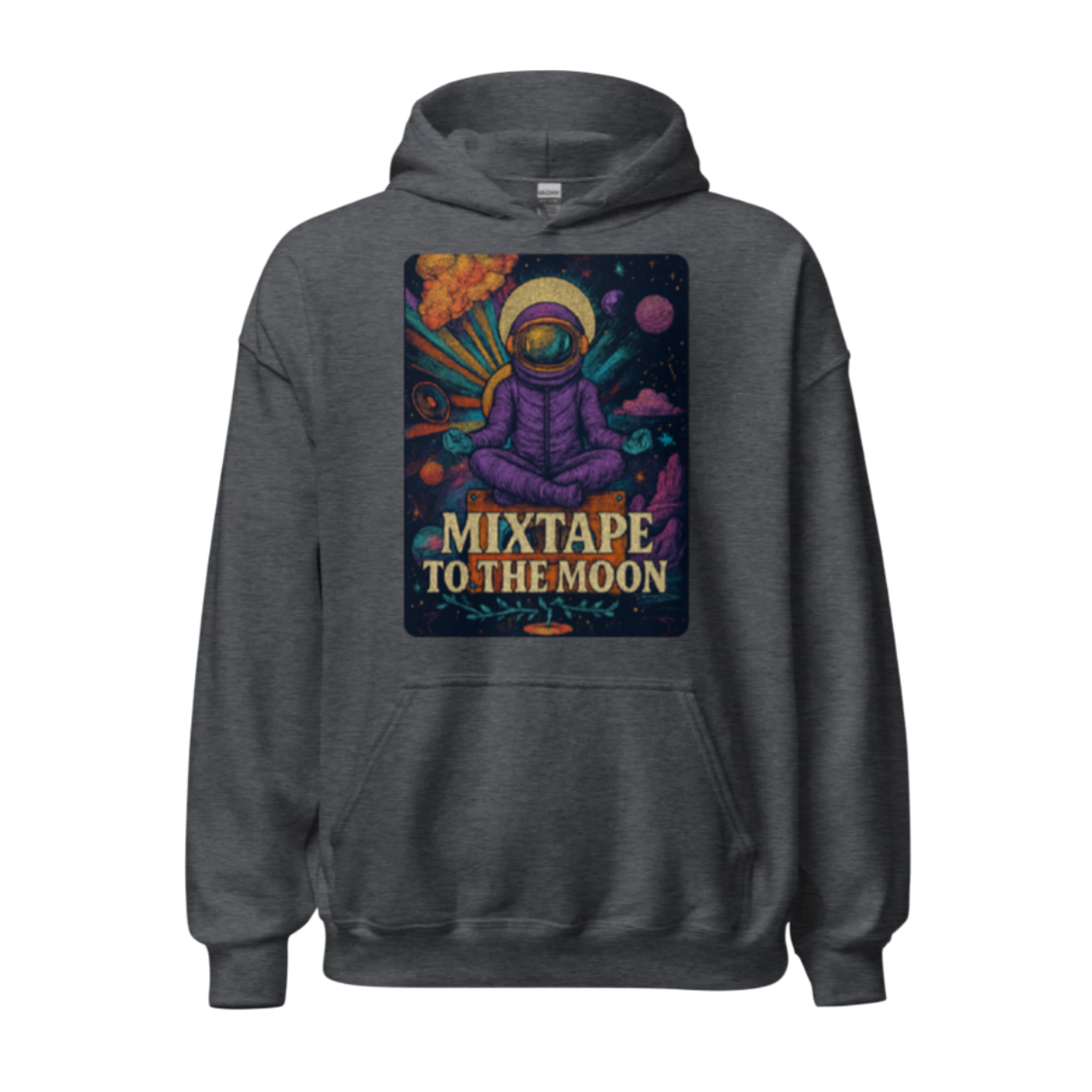 Mixtape to the Moon Soft Blend Hoodie
