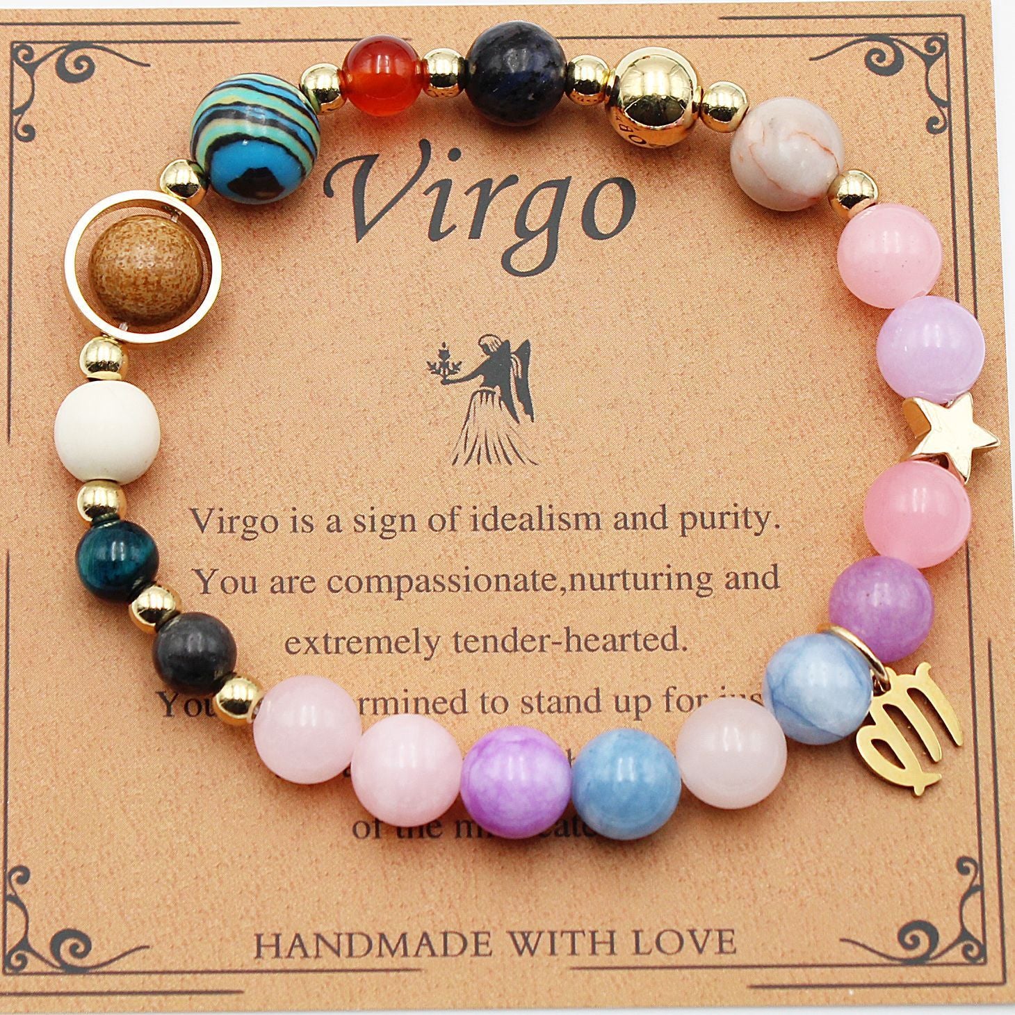 Morgan Stone Beaded Constellation Planet Bracelet