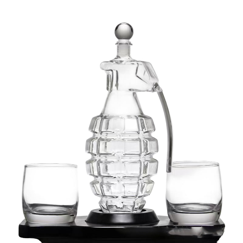 Simple Grenade Shape Special-shaped Craft Glass