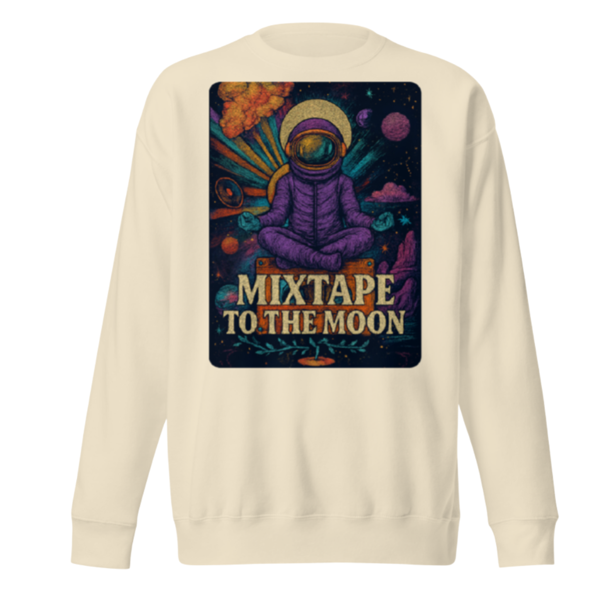 Mixtape to the Moon Premium Sweatshirt