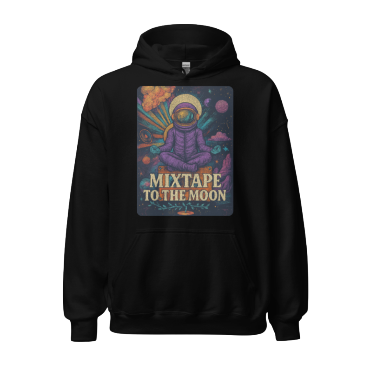 Mixtape to the Moon Soft Blend Hoodie