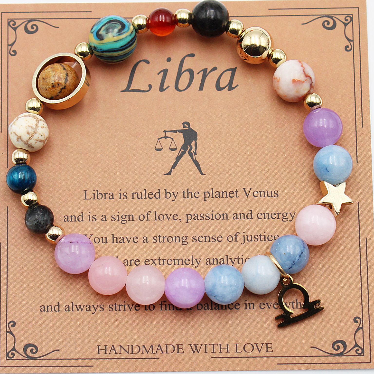 Morgan Stone Beaded Constellation Planet Bracelet