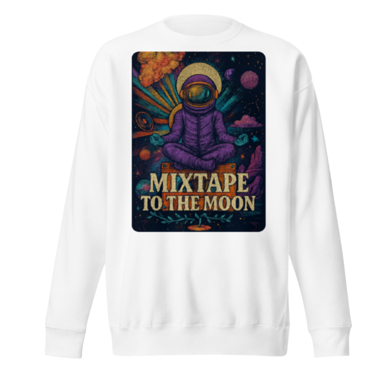 Mixtape to the Moon Premium Sweatshirt