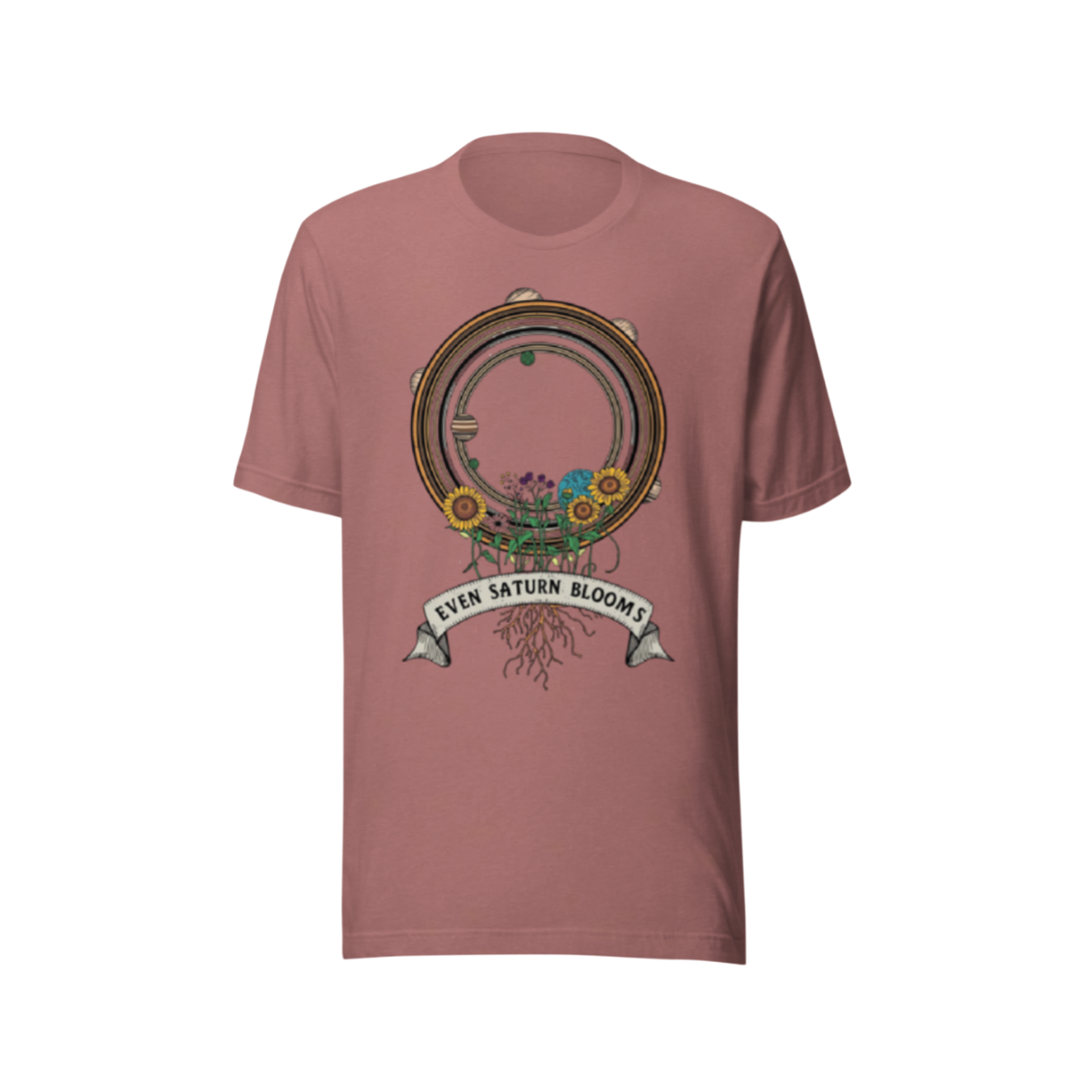 Even Saturn Blooms Essential Tee