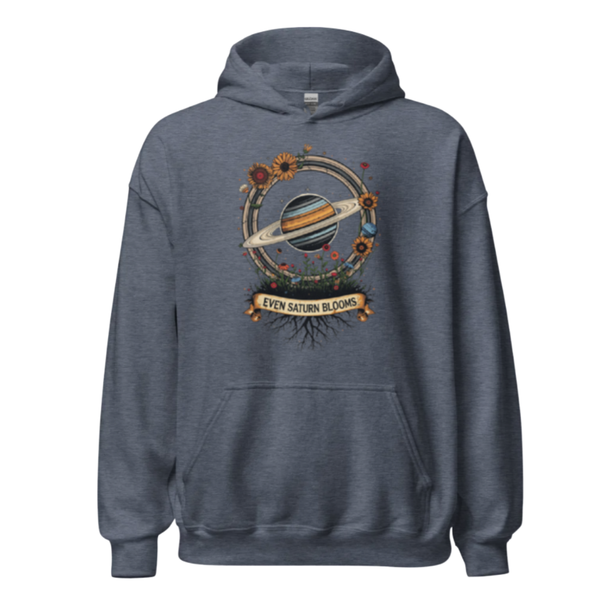 Even Saturn Blooms Blend Hoodie